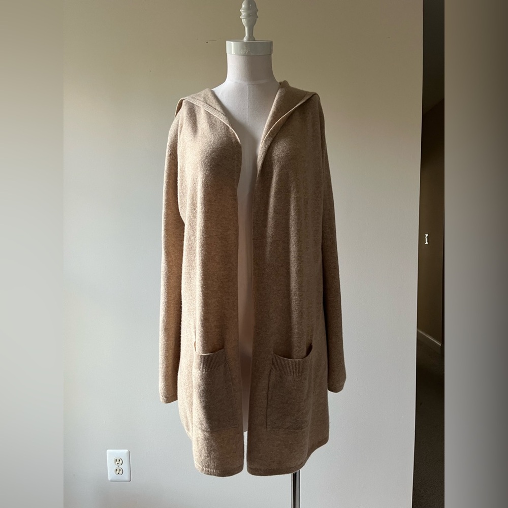 Pure Amici 100% Cashmere Hooded Sweater